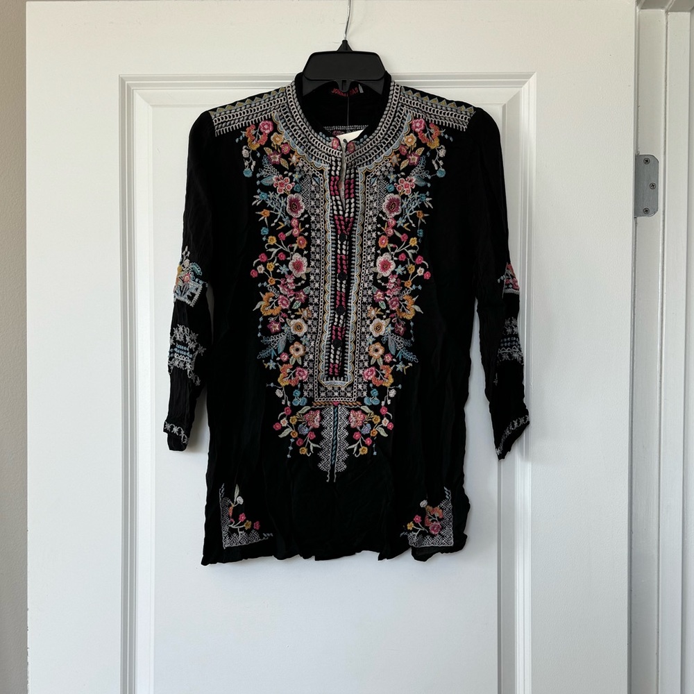 Johnny Was Embroidered Tunic